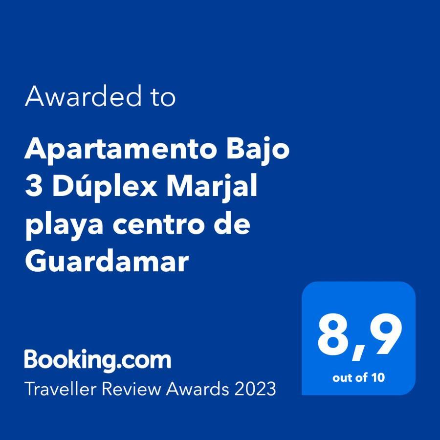 Apartamento Bajo 3 Dúplex Marjal playa centro de Guardamar Guardamar del Segura Exterior foto
